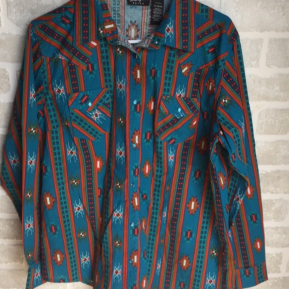 Wrangler Other - Lg/XL retro wrangler western shirt